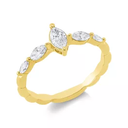 Yellowgold Diamond Ring