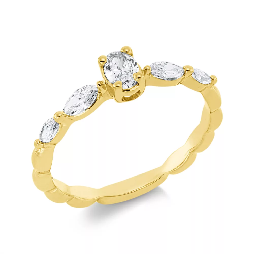 Yellowgold Diamond Ring