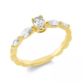 Yellowgold Diamond Ring