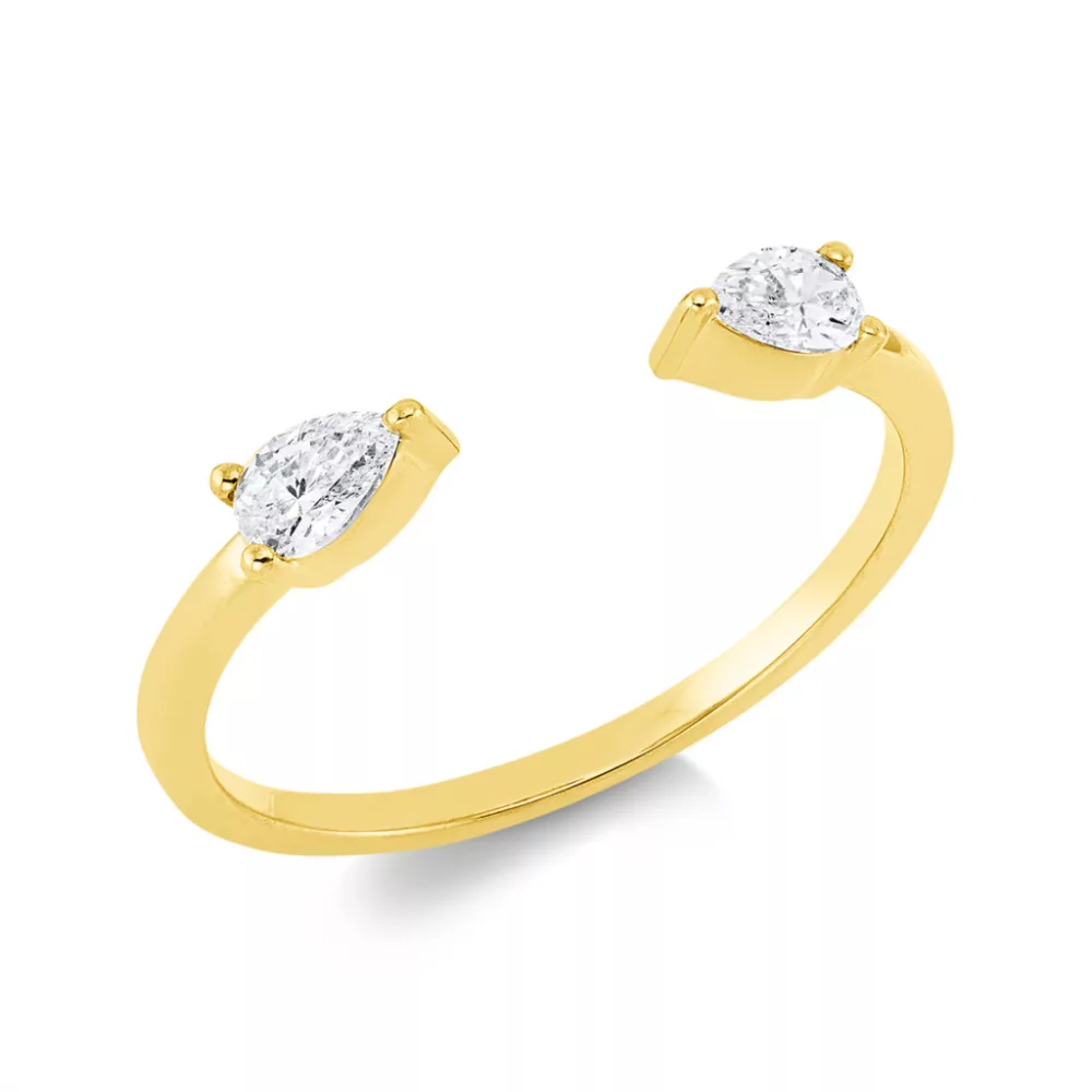 Yellowgold Diamond Ring