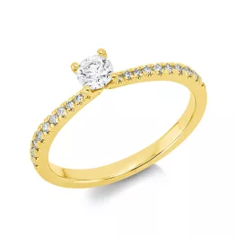 Yellowgold Diamond Ring