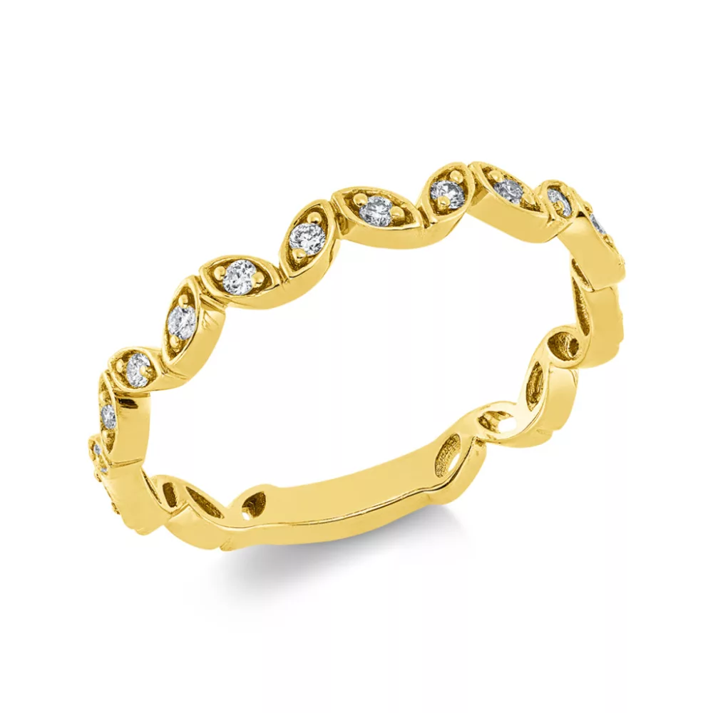 Yellowgold Diamond Ring
