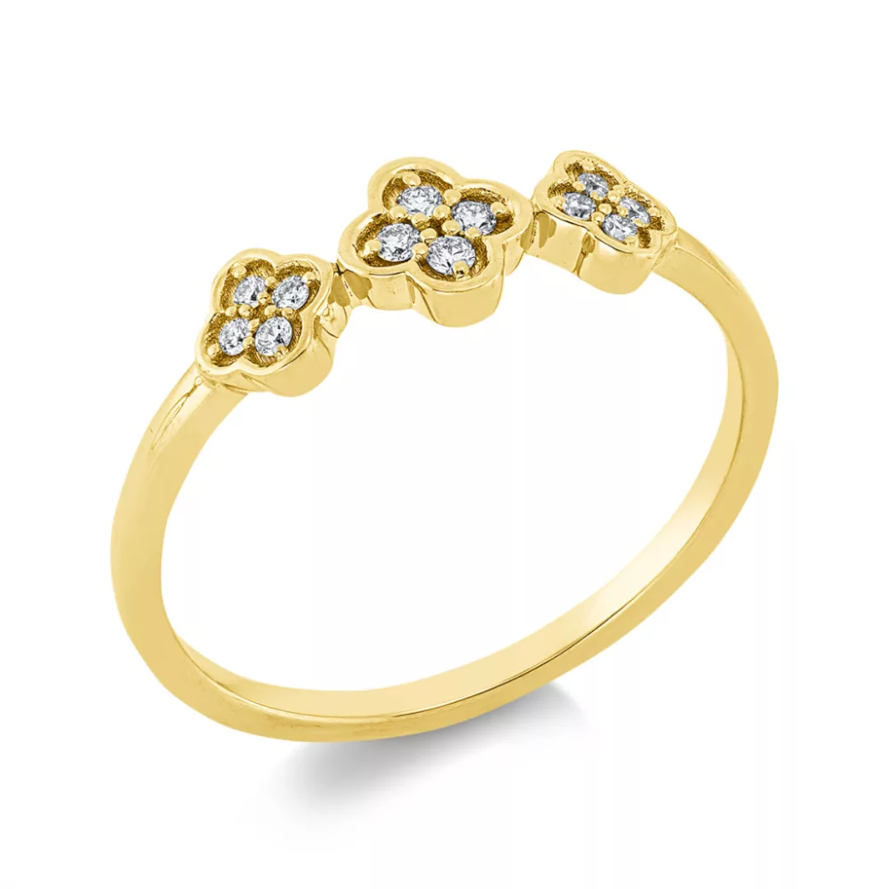 Yellowgold Diamond Ring