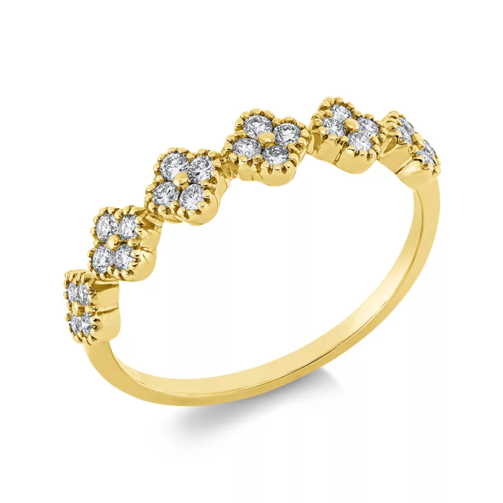 Yellowgold Diamond Ring