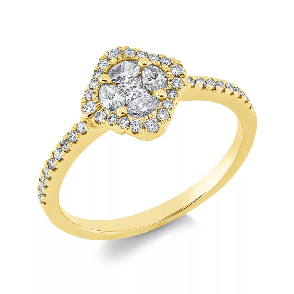 Yellowgold Diamond Ring