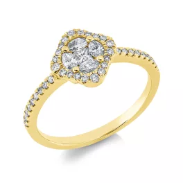 Yellowgold Diamond Ring