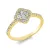 Yellowgold Diamond Ring