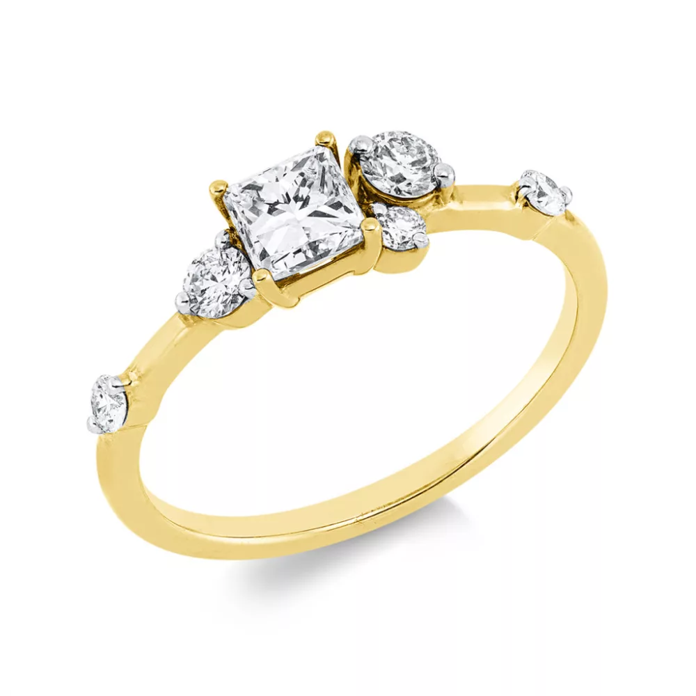 Yellowgold Diamond Ring