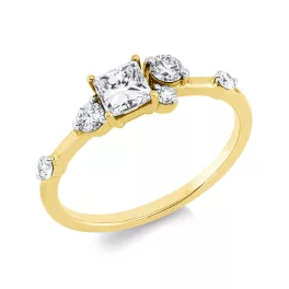 Yellowgold Diamond Ring