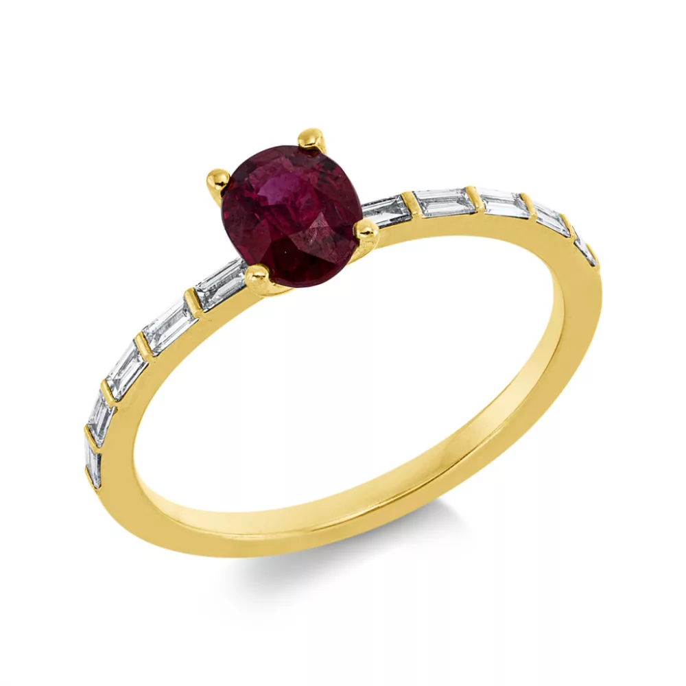 Yellowgold Ruby Ring