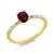 Yellowgold Ruby Ring