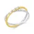 Whitegold / Yellowgold Diamond Ring