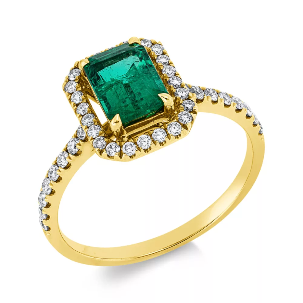 Yellowgold Emerald Ring