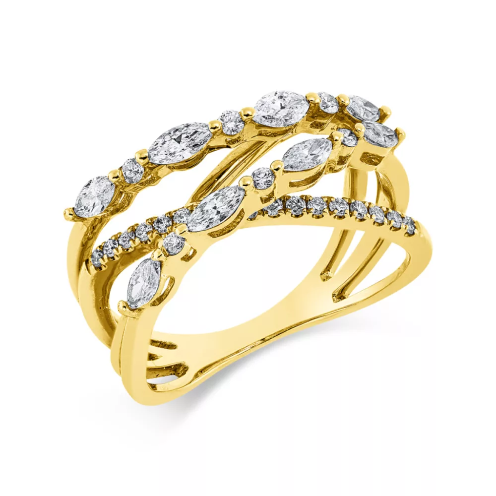 Yellowgold Diamond Ring