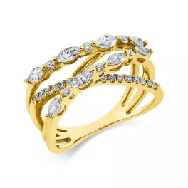 Yellowgold Diamond Ring