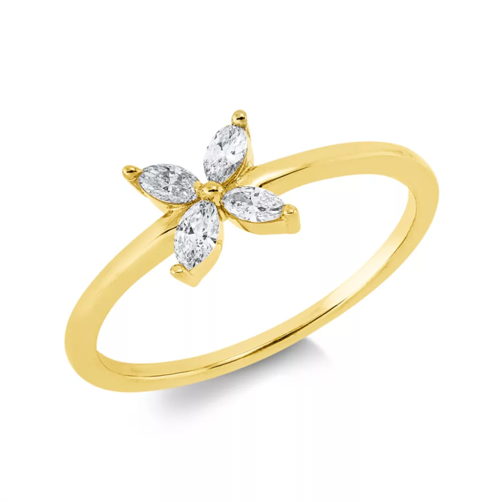 Yellowgold Diamond Ring