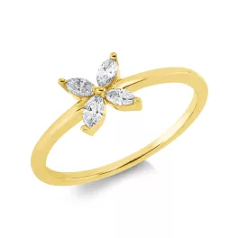 Yellowgold Diamond Ring