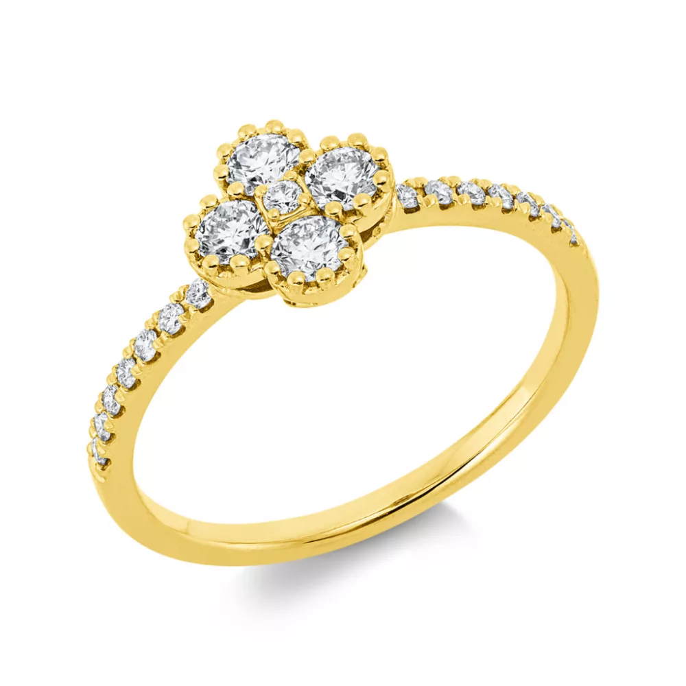 Yellowgold Diamond Ring
