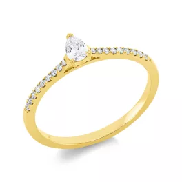 Yellowgold Diamond Ring