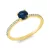 Yellowgold Sapphire Ring