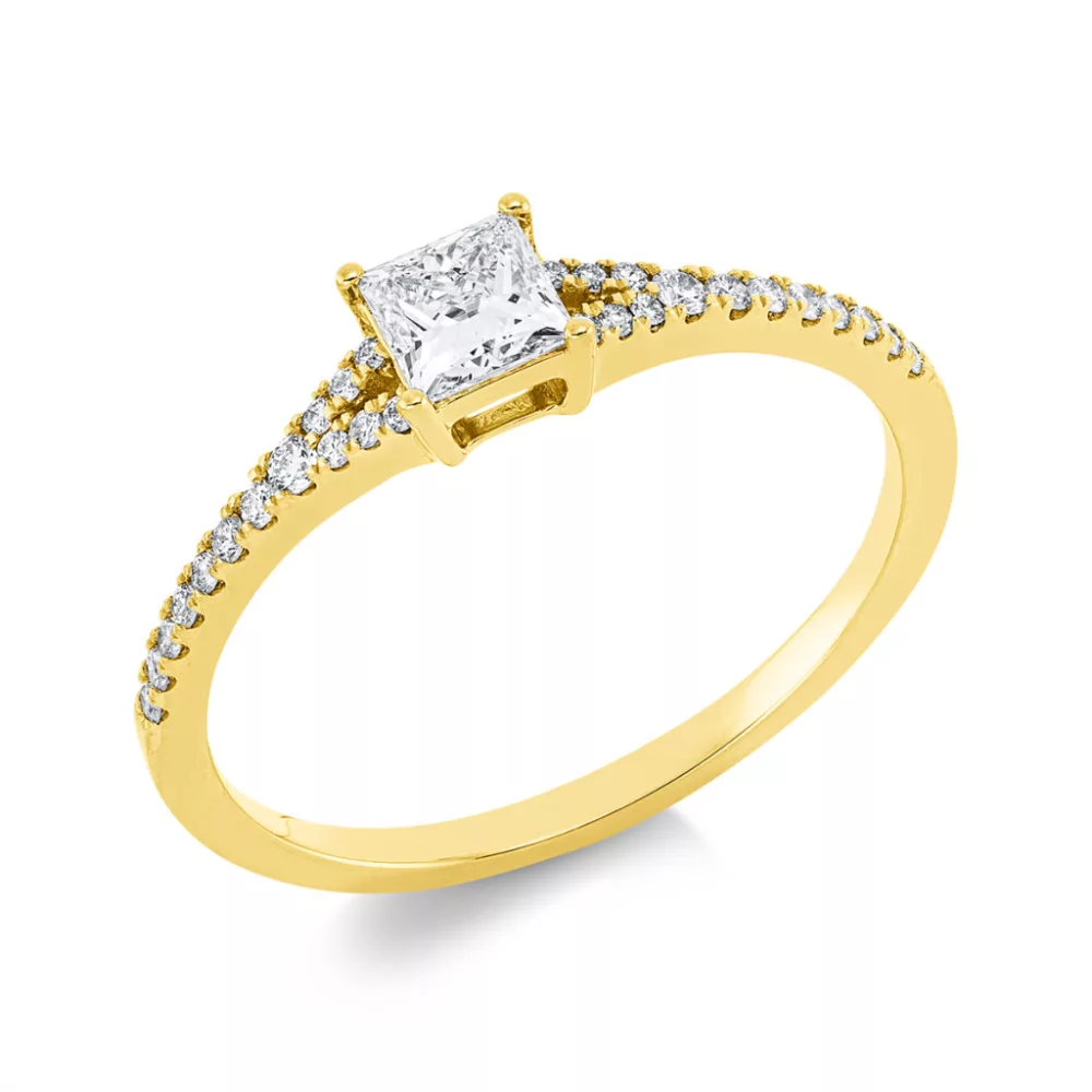 Yellowgold Diamond Ring