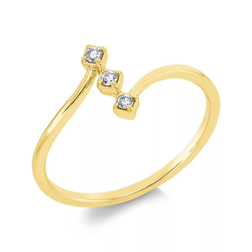 Yellowgold Diamond Ring