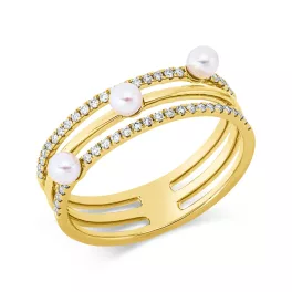 Yellowgold Diamond Ring