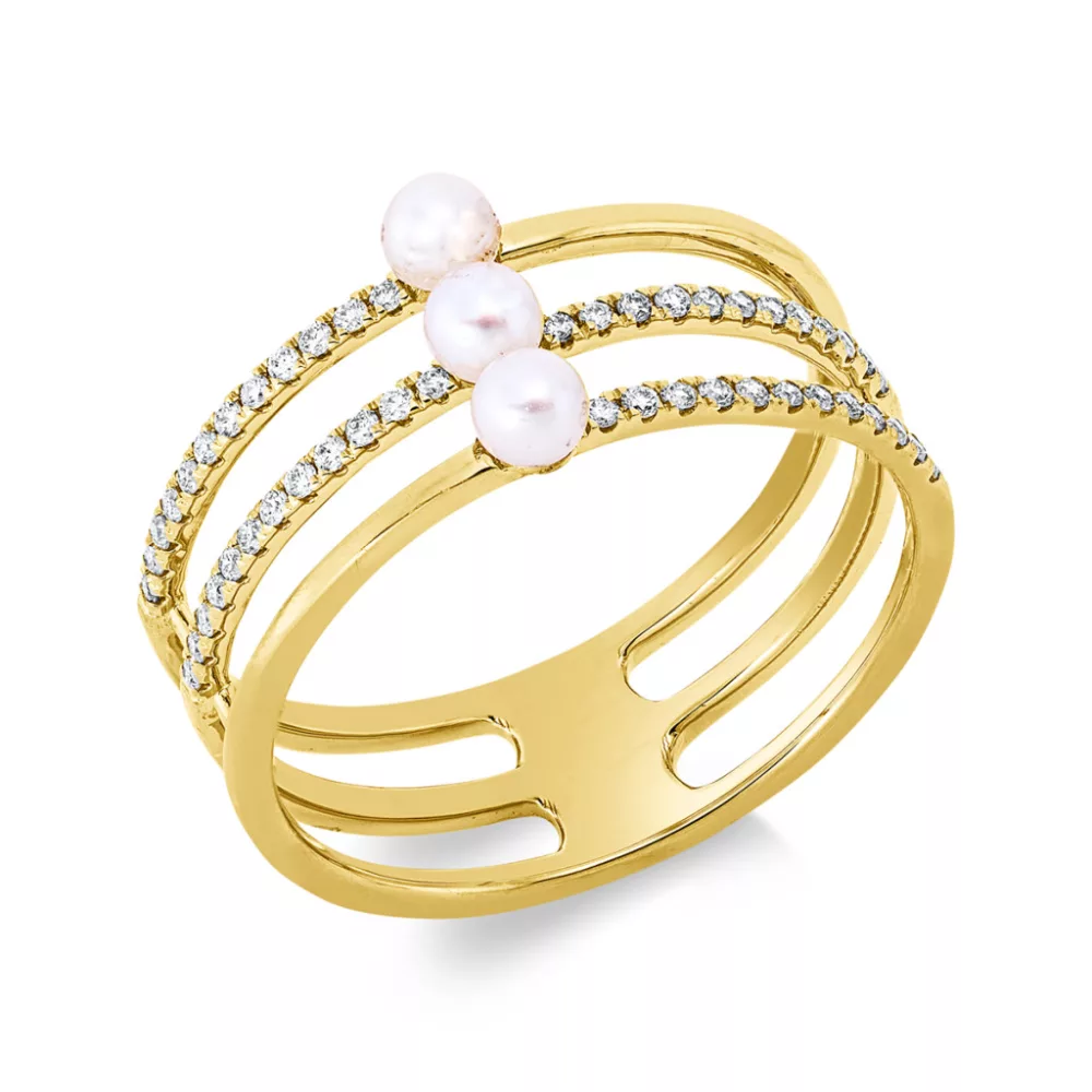 Yellowgold Diamond Ring