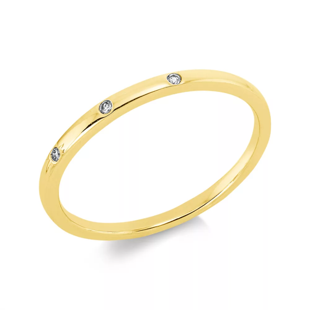 Yellowgold Diamond Ring