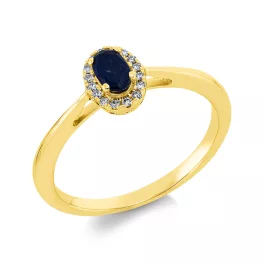 Yellowgold Sapphire Ring
