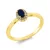 Yellowgold Sapphire Ring