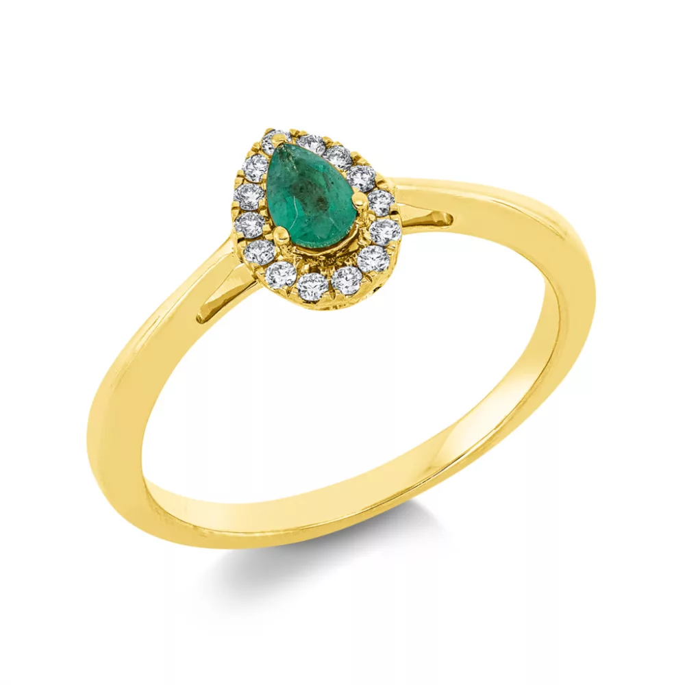 Yellowgold Emerald Ring