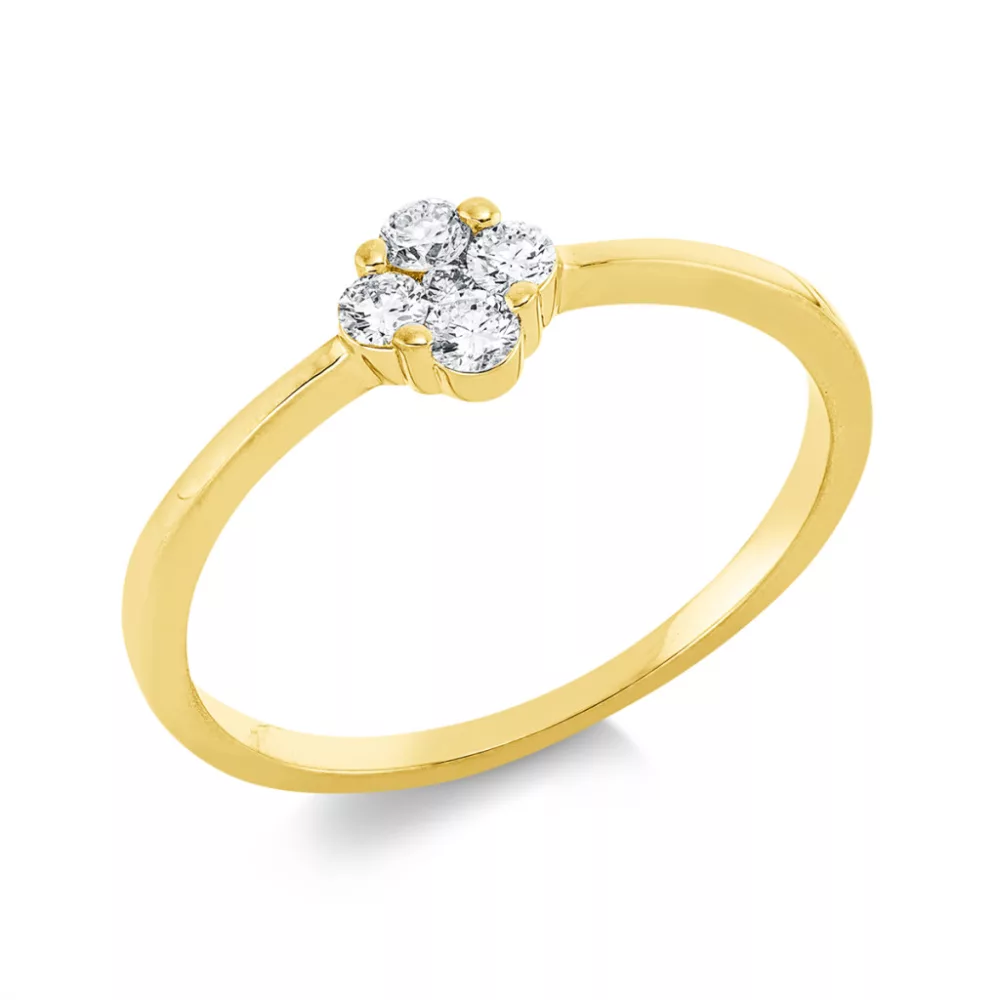 Yellowgold Diamond Ring