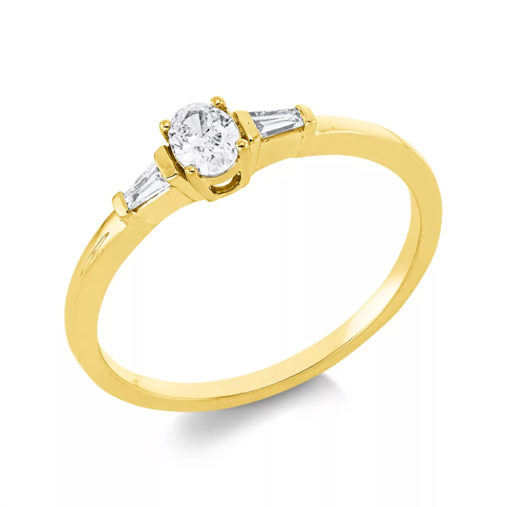 Yellowgold Diamond Ring
