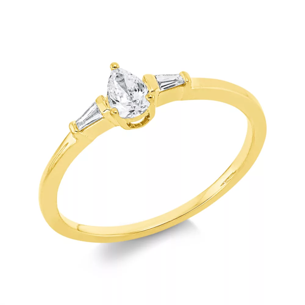 Yellowgold Diamond Ring