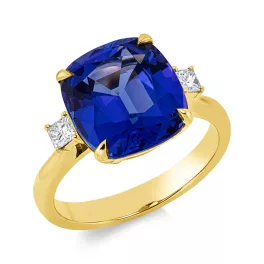 Yellowgold Tanzanit Ring