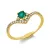 Yellowgold Emerald Ring