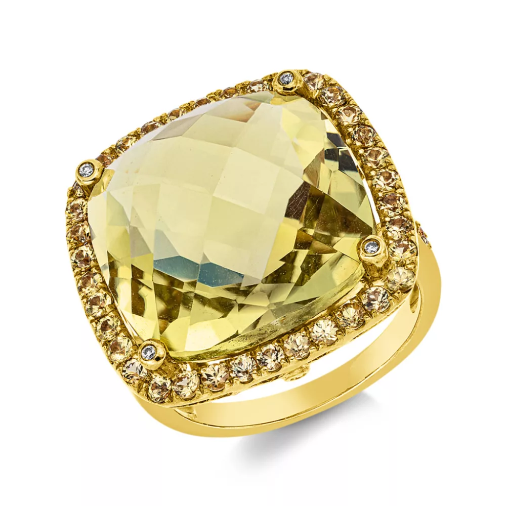 Yellowgold Sapphire Ring