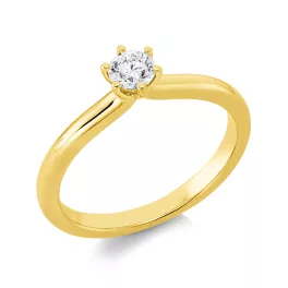 Yellowgold Diamond Ring