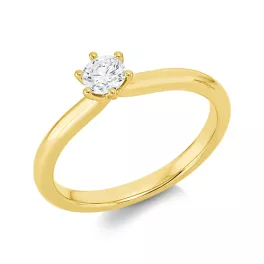 Yellowgold Diamond Ring