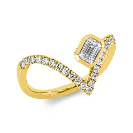 Yellowgold Diamond Ring