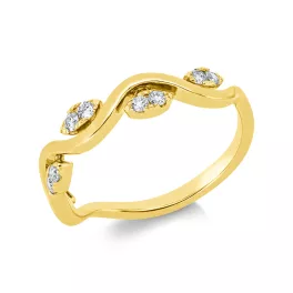 Yellowgold Diamond Ring