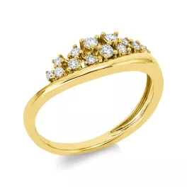 Yellowgold Diamond Ring