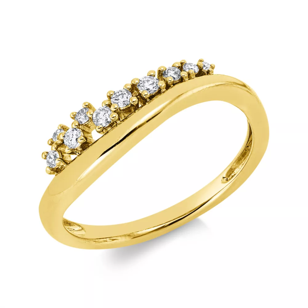 Yellowgold Diamond Ring