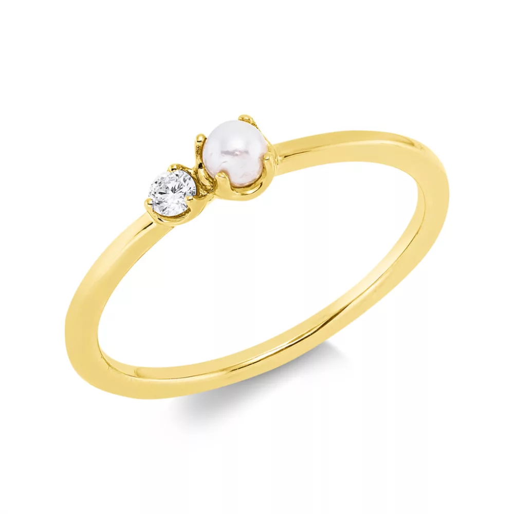 Yellowgold Diamond Ring