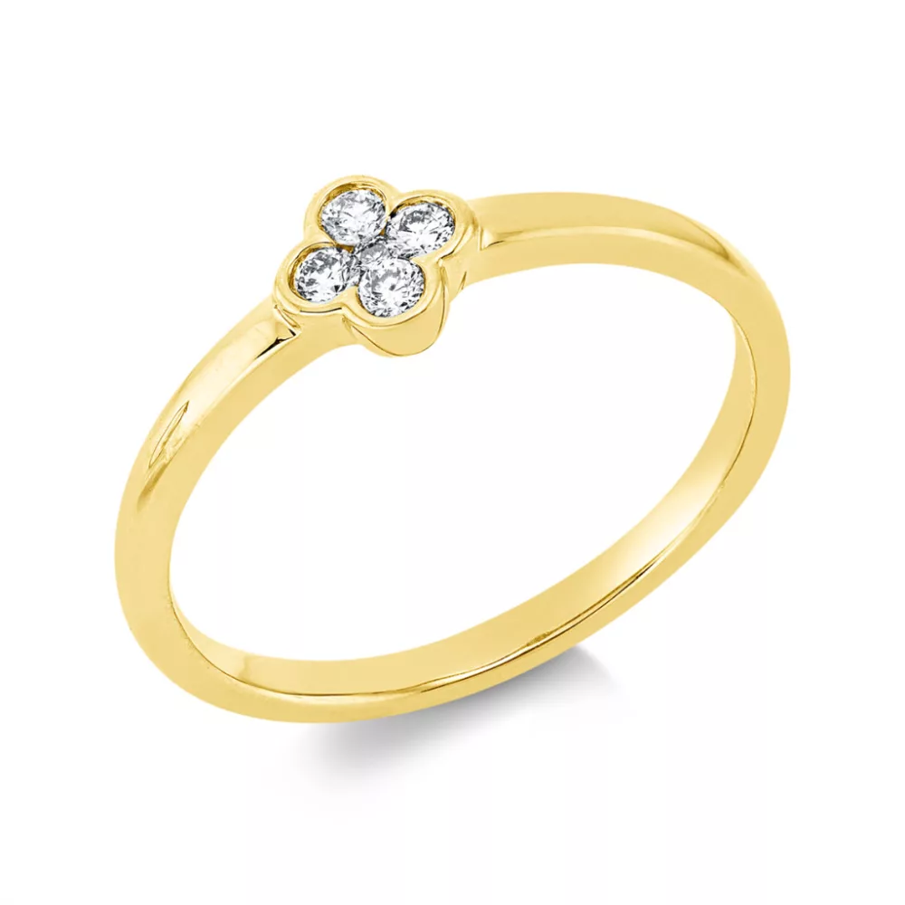 Yellowgold Diamond Ring