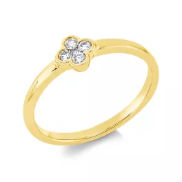 Yellowgold Diamond Ring