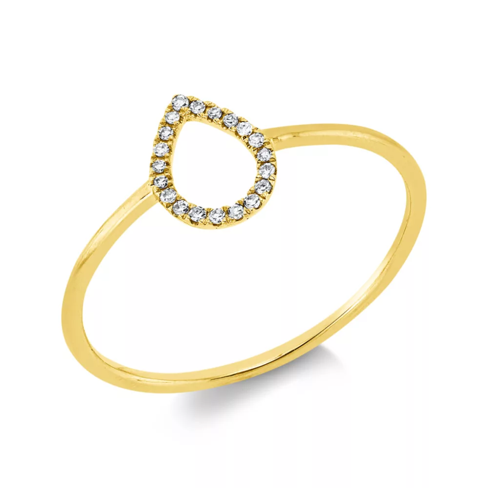 Yellowgold Diamond Ring