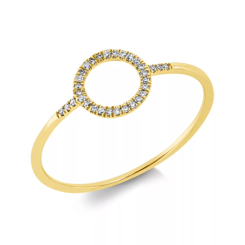 Yellowgold Diamond Ring