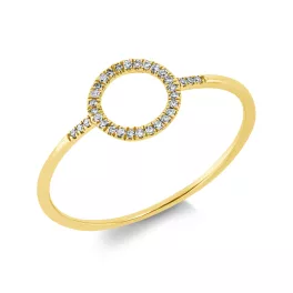 Yellowgold Diamond Ring